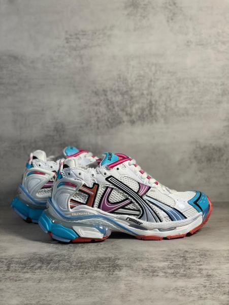 Balenciaga Runner Low Top Casual Shoes Women's Blue White