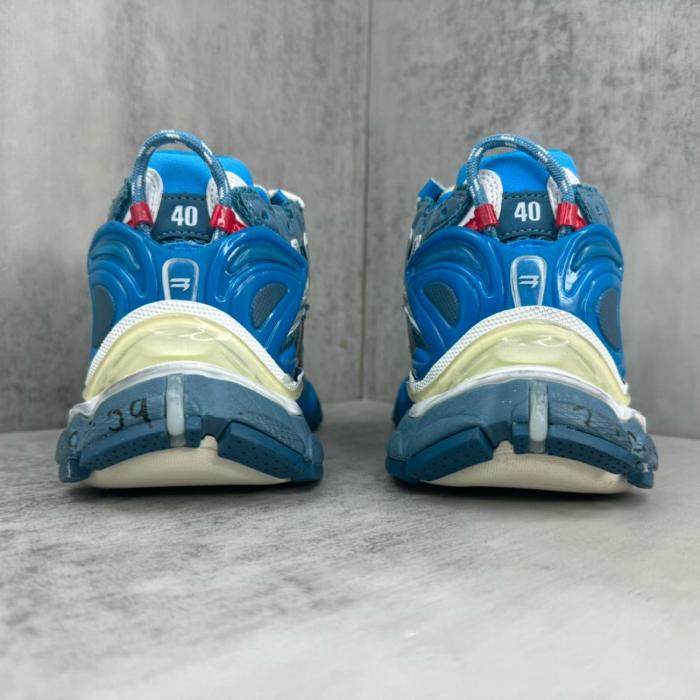 Balenciaga Runner Marathon Low Top Casual Shoes Men's Blue