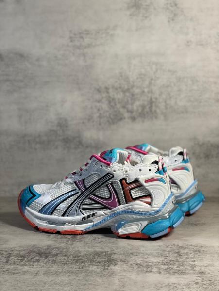 Balenciaga Runner Low Top Casual Shoes Women's Blue White