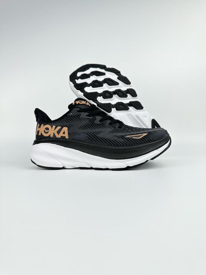 Hoka One One Clifton 9 Black Rose Gold (Women's)