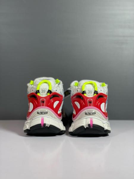 Balenciaga Runner Sneakers 'White Blue Red Mesh And Nylon'