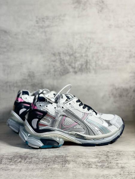 Balenciaga Runner Mesh Panelled Lace Up Sneakers Women's Gray