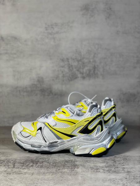 Balenciaga Runner Sneaker 'Worn Out White Yellow'