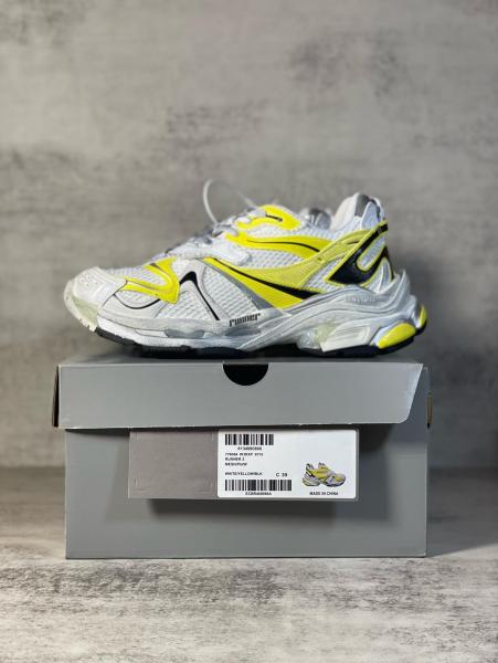 Balenciaga Runner Sneaker 'Worn Out White Yellow'