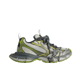 Balenciaga 3XL Lace-Up Sneakers Gray Green