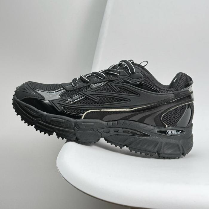 OFF-WHITE Be Right Back Lace Up Sneakers Black