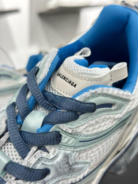 Balenciaga Runner 2 Lace Up Sneakers Light Blue