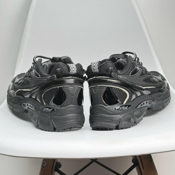 OFF-WHITE Be Right Back Lace Up Sneakers Black