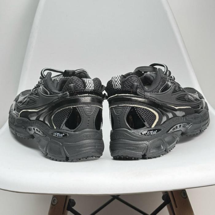 OFF-WHITE Be Right Back Lace Up Sneakers Black