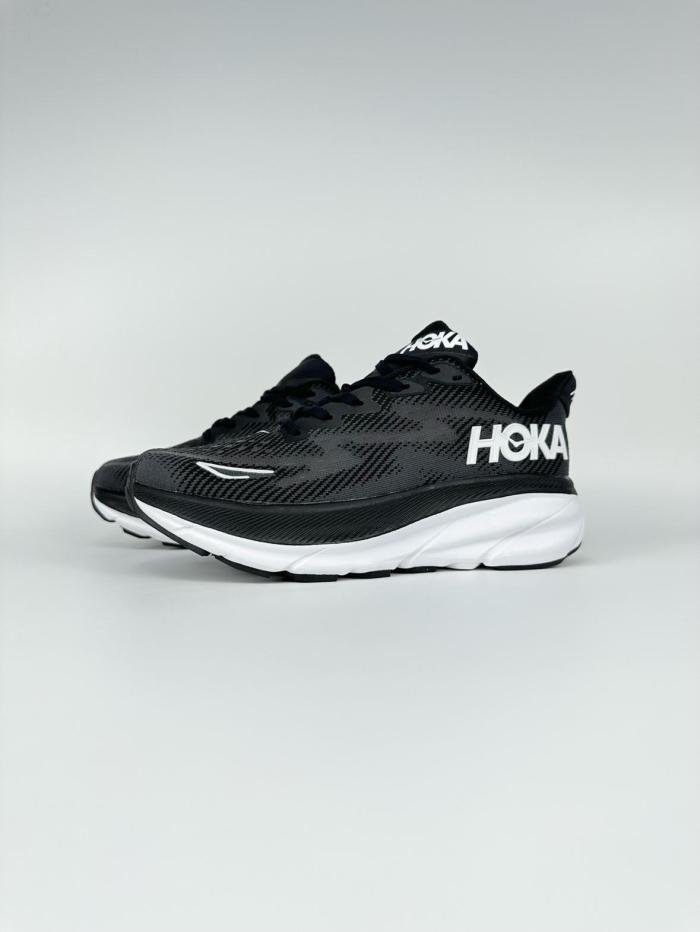 Hoka One One Clifton 9 Black White (Women's)
