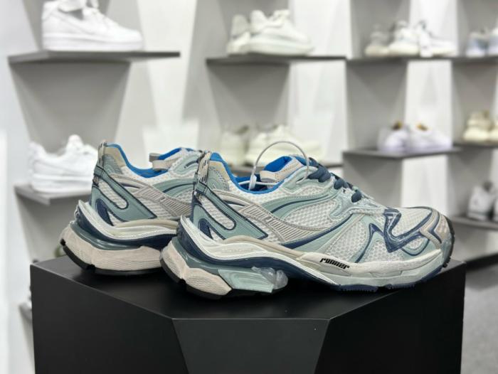 Balenciaga Runner 2 Lace Up Sneakers Light Blue