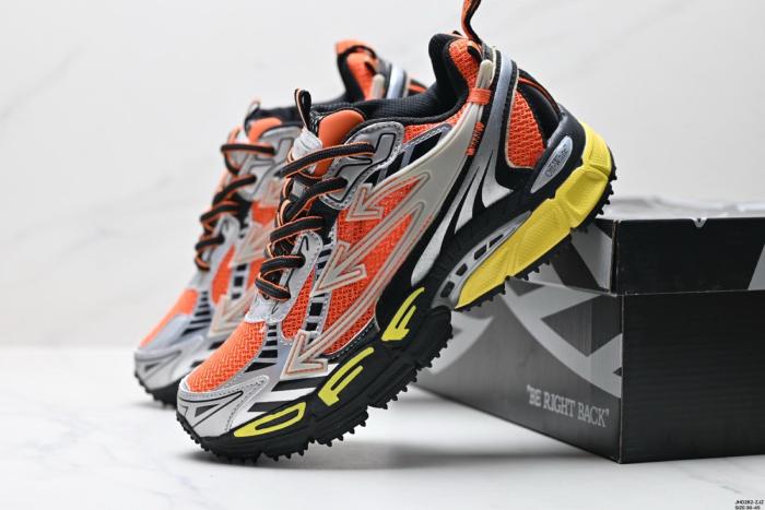 OFF-WHITE Be Right Back Low Top Casual Shoes Men's Orange