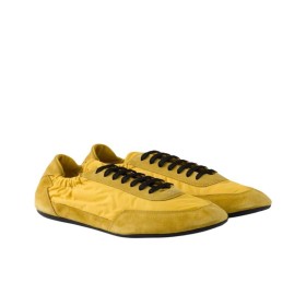 PRADA Collapse Low-Top Casual Shoes Men's Yellow