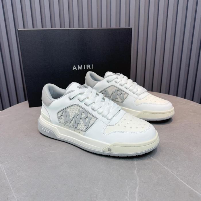 AMIRI Classic Low 'Logo White Grey'