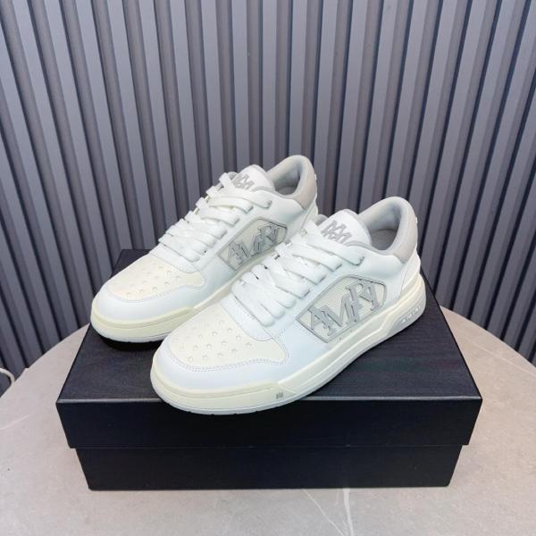 AMIRI Classic Low 'Logo White Grey'