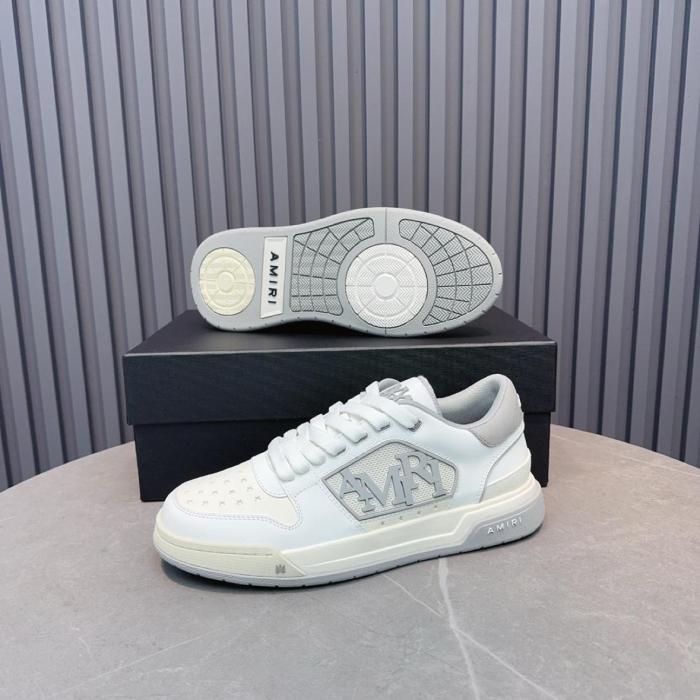 AMIRI Classic Low 'Logo White Grey'