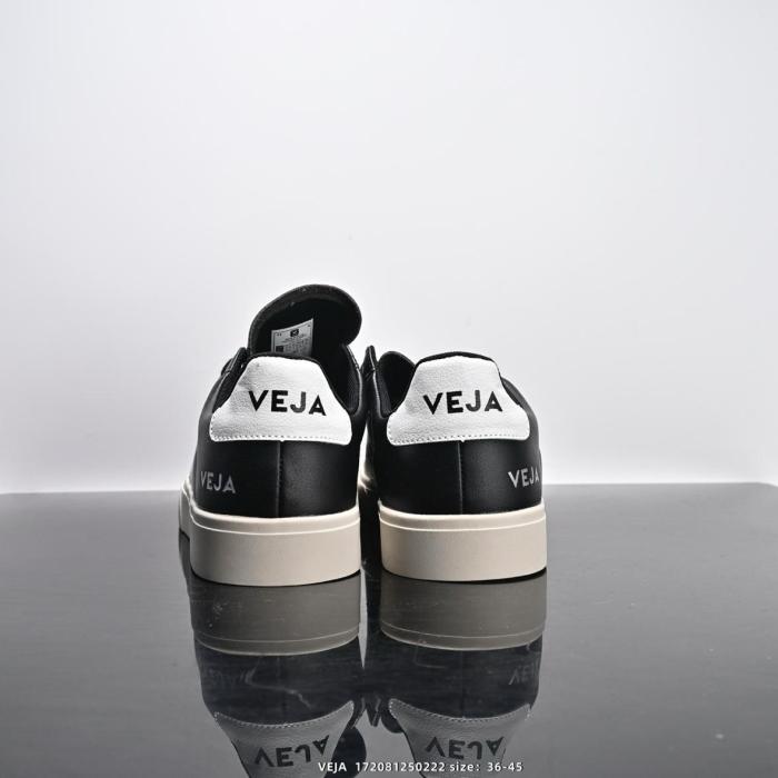 Veja Campo Chromefree Leather Black White