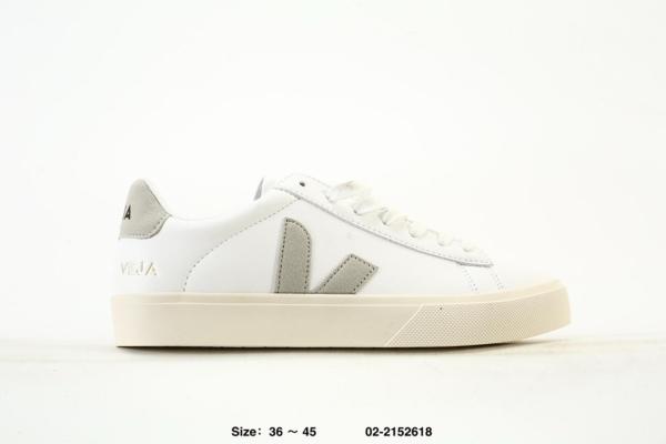 Veja Campo Low Chromefree Leather White Kaki