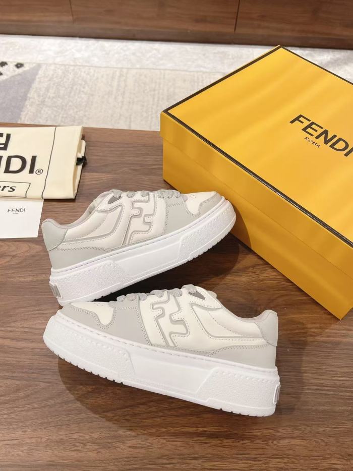 Fendi Match Platform White Grey (Women's)