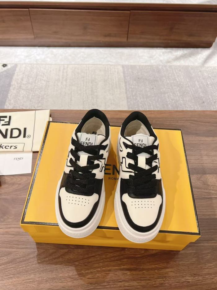 Fendi Match Platform White Black (Women's)