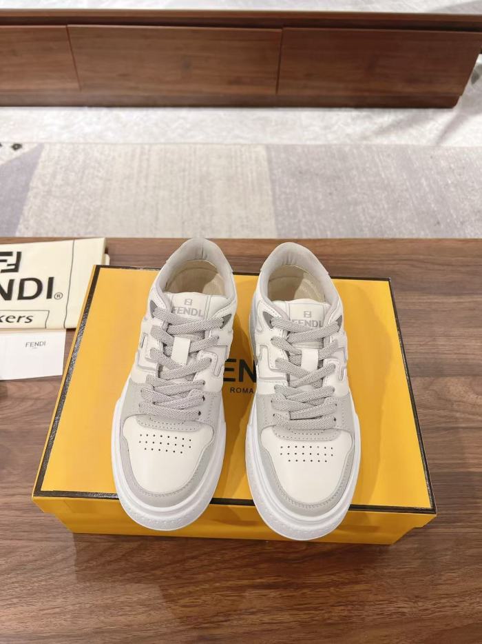 Fendi Match Platform White Grey (Women's)