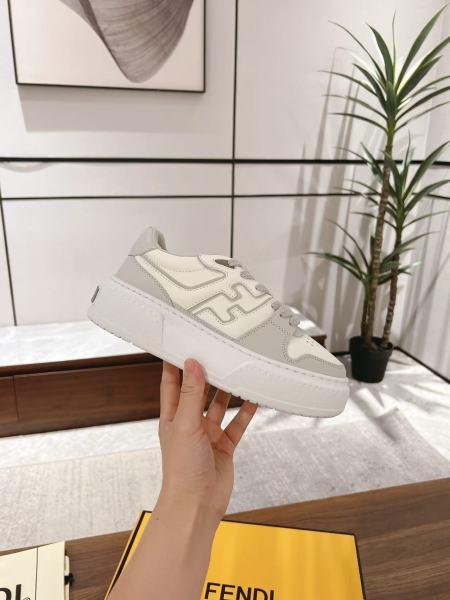 Fendi Match Platform White Grey (Women's)