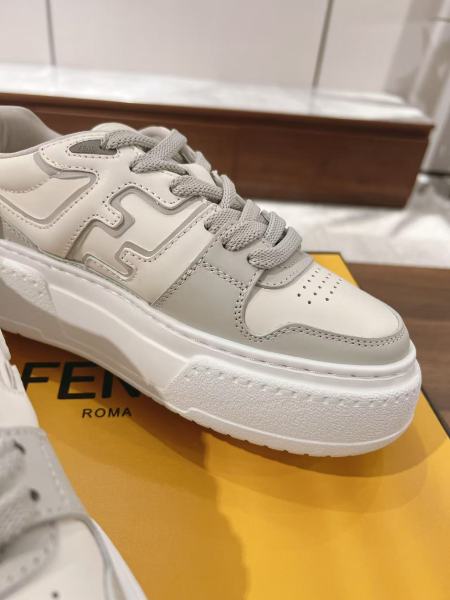 Fendi Match Platform White Grey (Women's)