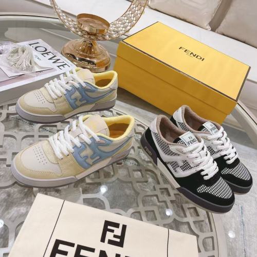 Fendi Match Yellow Suede (Women's)