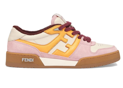 Fendi Match Pink Yellow Suede (Women's)