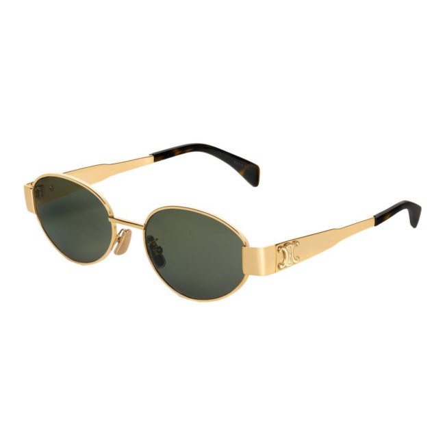 CELINE Triomphe Metal 01 Sunglasses In Metal