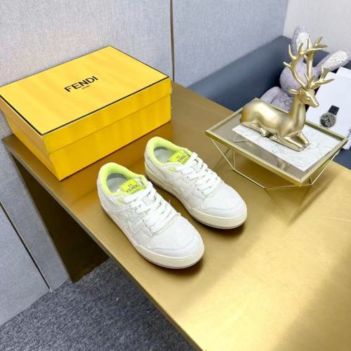 Fendi by Marc Jacobs Match Low-Tops White Canvas