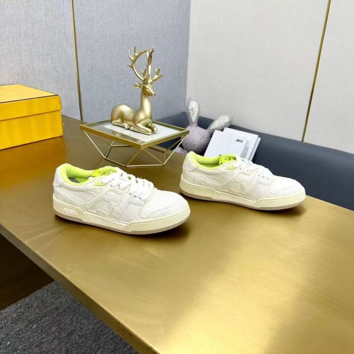 Fendi by Marc Jacobs Match Low-Tops White Canvas