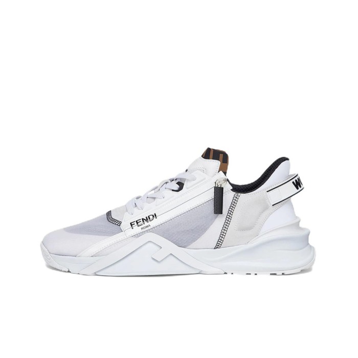 FENDI Nylon Low Top White