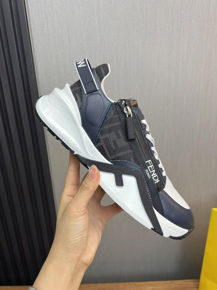 FENDI Flow Ff Jacquard Sneakers