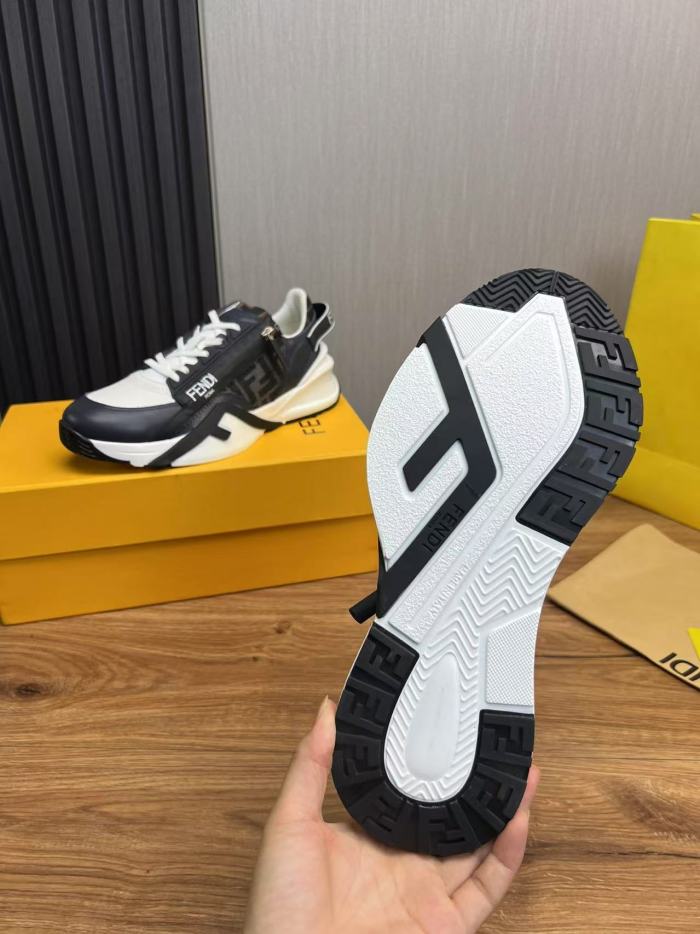 FENDI Flow Ff Jacquard Sneakers
