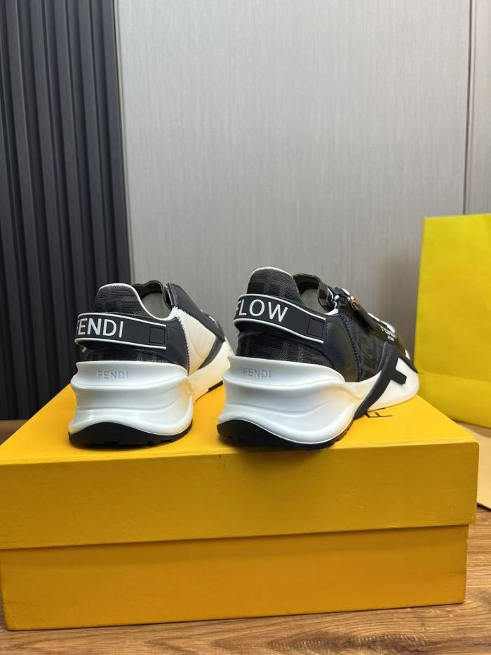 FENDI Flow Ff Jacquard Sneakers