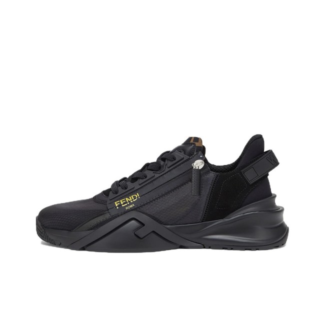 FENDI Nylon Low Top Black