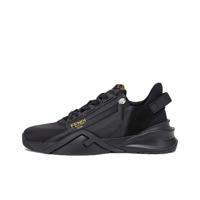 FENDI Nylon Low Top Black