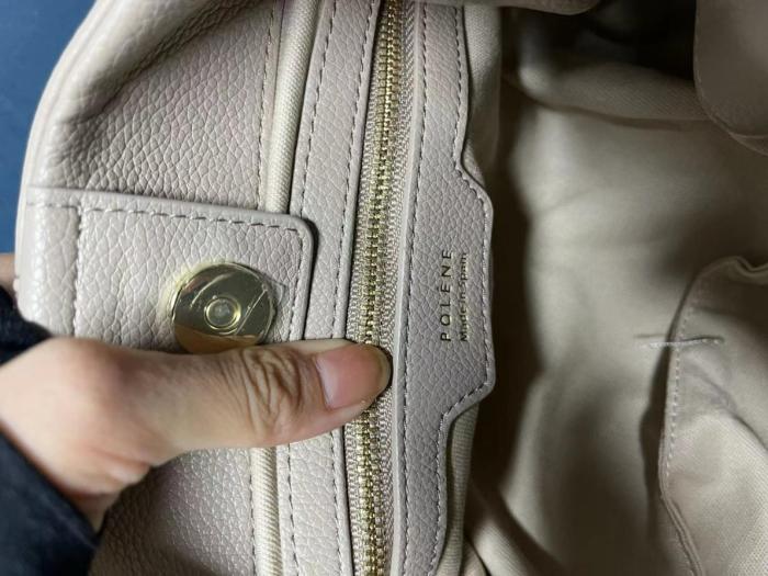 Polene Numero Neuf Mini Taupe size 14*22*12.5 cm