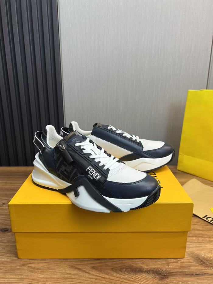 FENDI Flow Ff Jacquard Sneakers