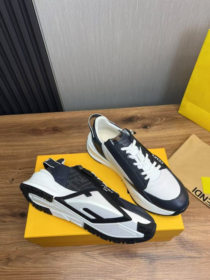 FENDI Flow Ff Jacquard Sneakers