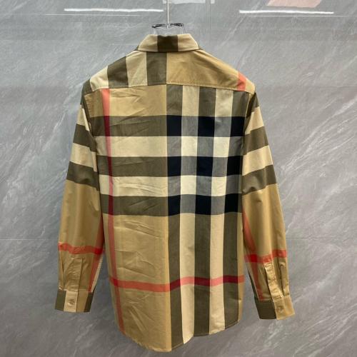 Burberry Check Stretch Cotton Poplin Shirt Archive Beige