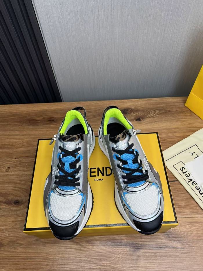 FENDI Flow Lace Up Sneakers