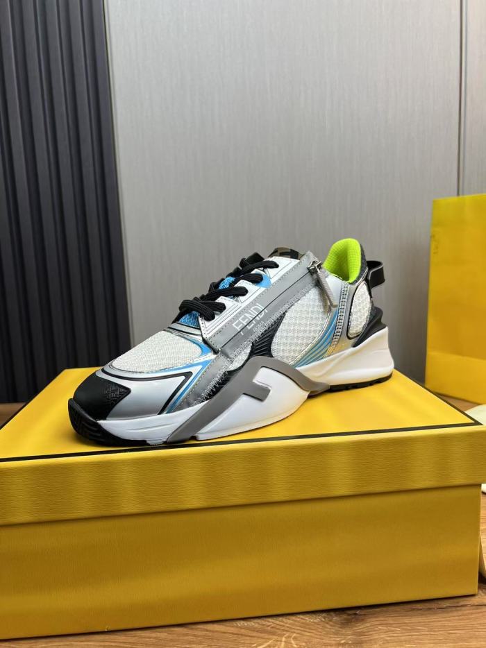 FENDI Flow Lace Up Sneakers