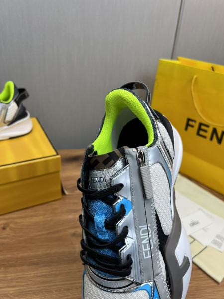 FENDI Flow Lace Up Sneakers