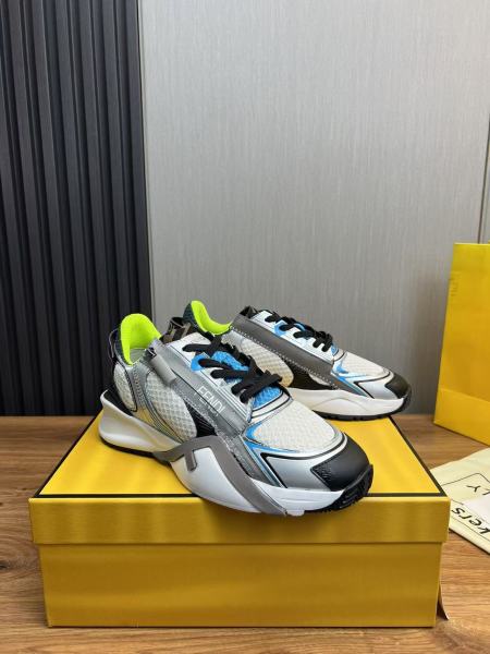 FENDI Flow Lace Up Sneakers