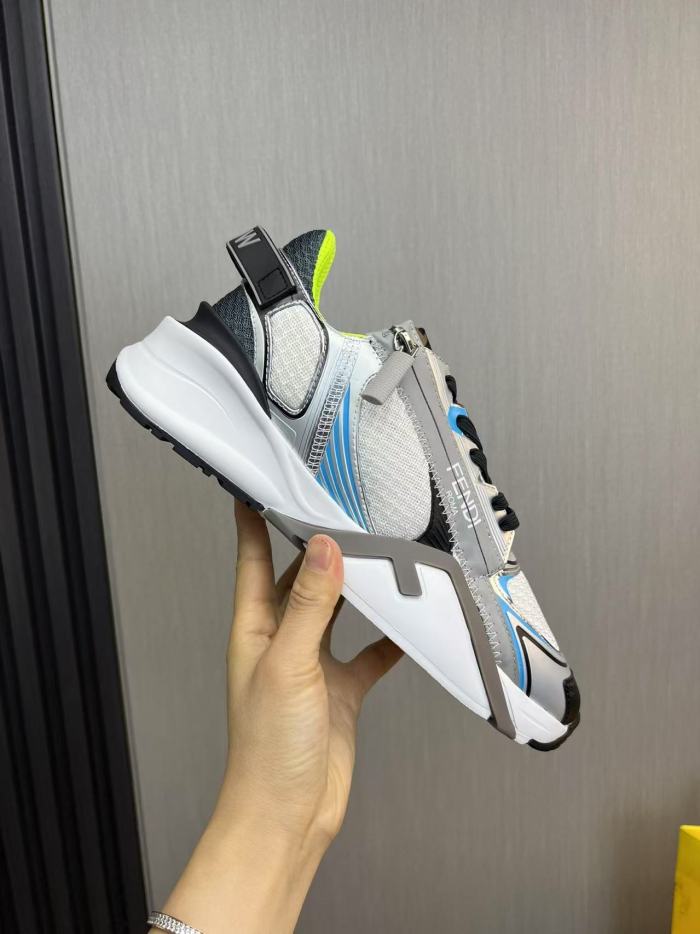 FENDI Flow Lace Up Sneakers