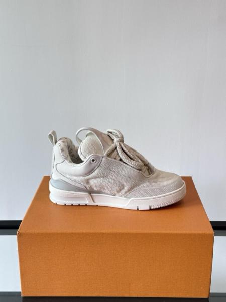 LOUIS VUITTON Skate Low Top Skateboard Shoes Men's Beige