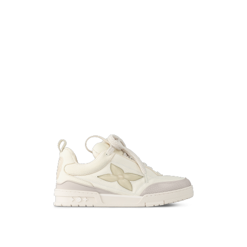 LOUIS VUITTON Skate Low Top Skateboard Shoes Men's Beige