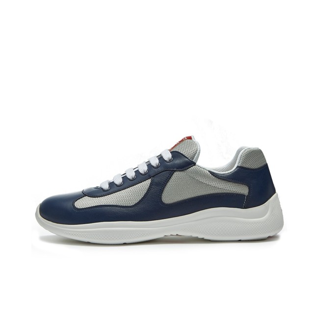 PRADA Cushioning Low Top Sports Casual Shoes Men's Dark Blue